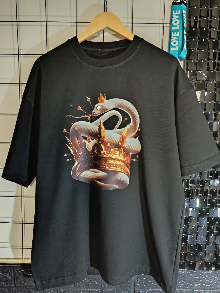 crown, BOLIVAR oversized t shirt XL