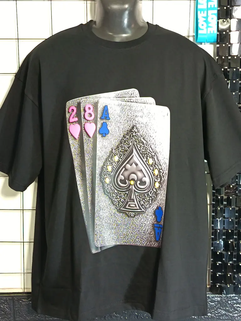 PLAYCARD ,BOLIVAR, oversized t shirt XL