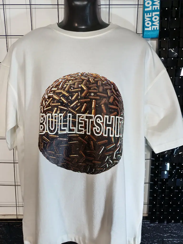 bulletshit ,BOLIVAR, oversized t shirt XL