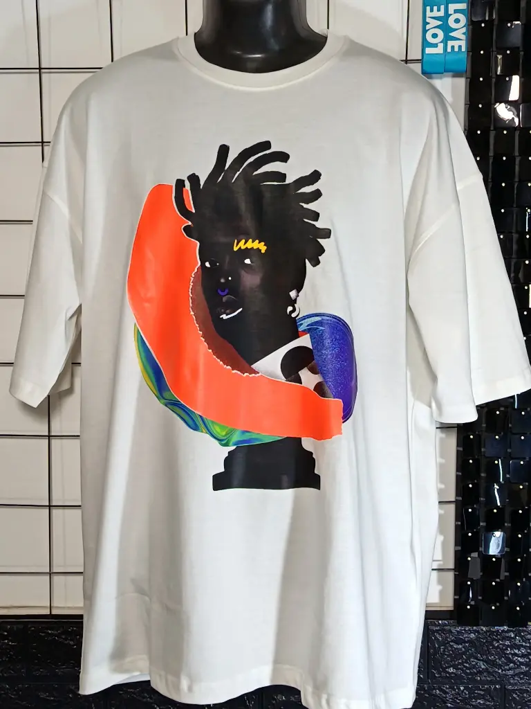 AFROLOVE, BOLIVAR oversized t shirt XXL