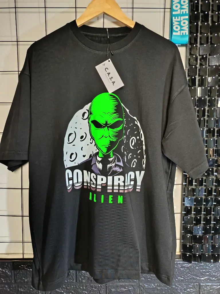 alien, BOLIVAR, oversized t shirt XL