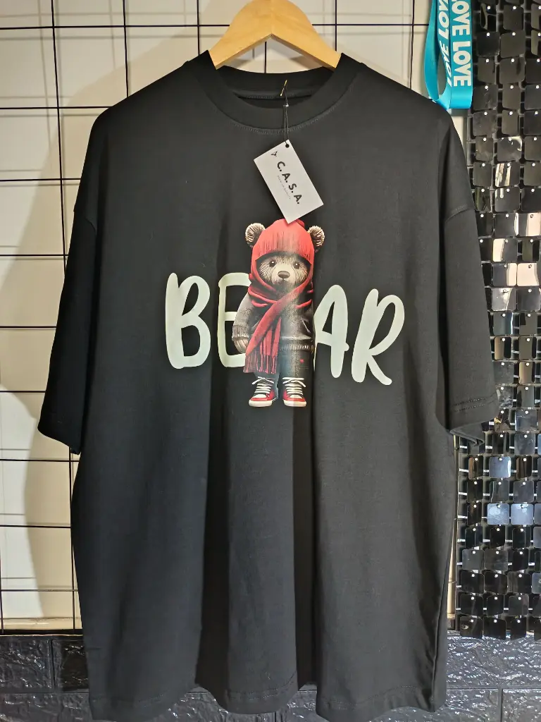 BEAR, BOLIVAR oversized t shirt XL