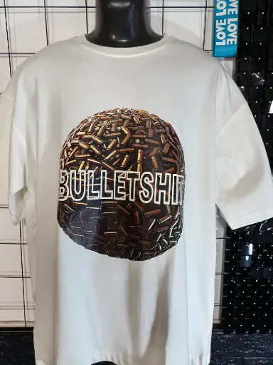 bulletshit ,BOLIVAR, oversized t shirt XL