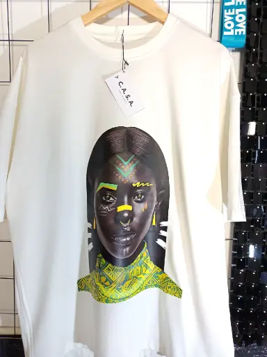 afrolove, BOLIVAR oversized t shirt XXL